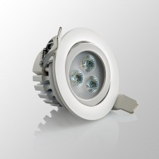 LED Down Light with Clear Lens 4" - 3 Watt